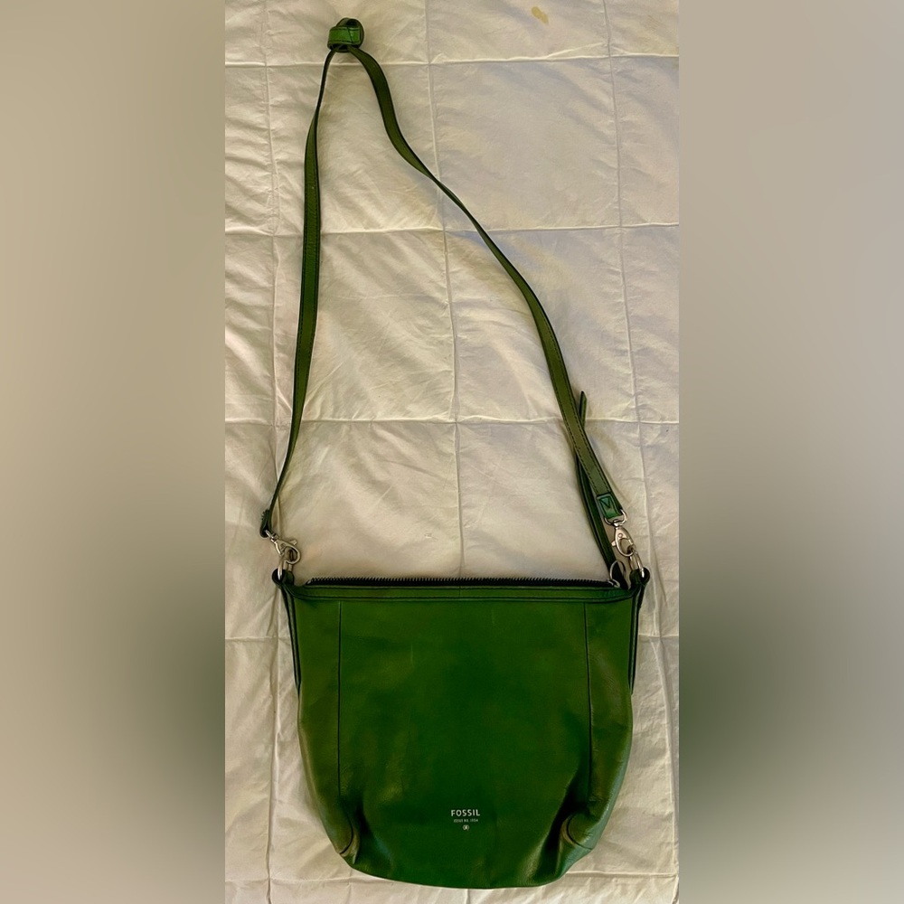 Fossil Vibrant Green Crossbody Bag